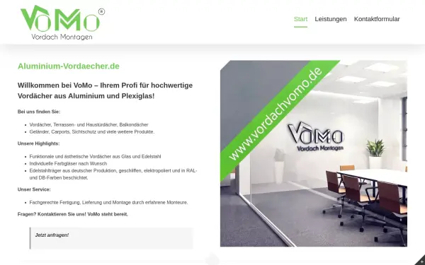 aluminium-vordaecher.de