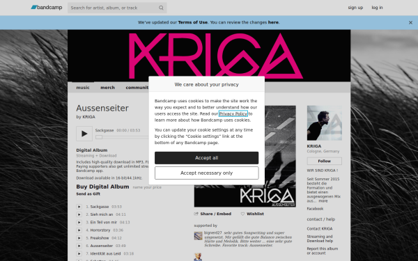 kriga.bandcamp.com