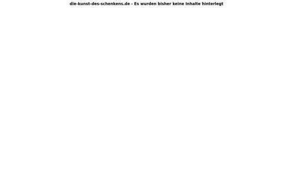 die-kunst-des-schenkens.de