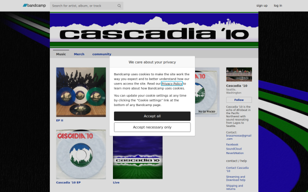 cascadia10.bandcamp.com