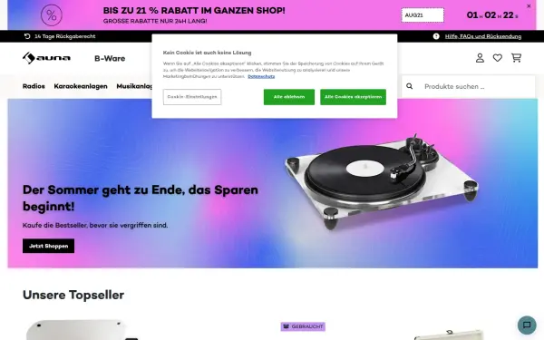 www.auna.de