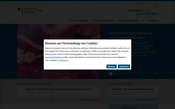 www.gesundheitsforschung-bmftr.de