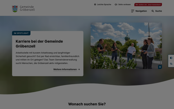 www.groebenzell.de