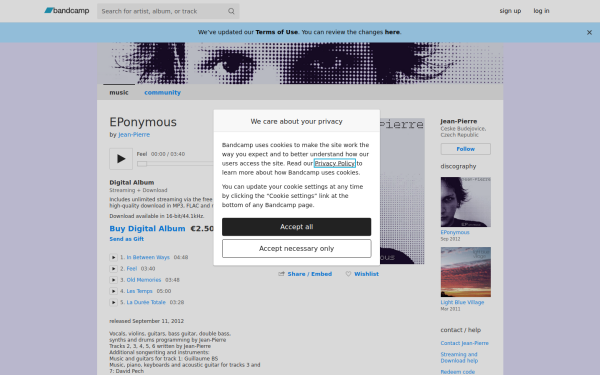 jeanpierrecz.bandcamp.com
