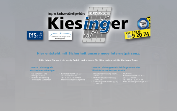 kiesinger.biz
