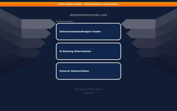 debonairerecords.com