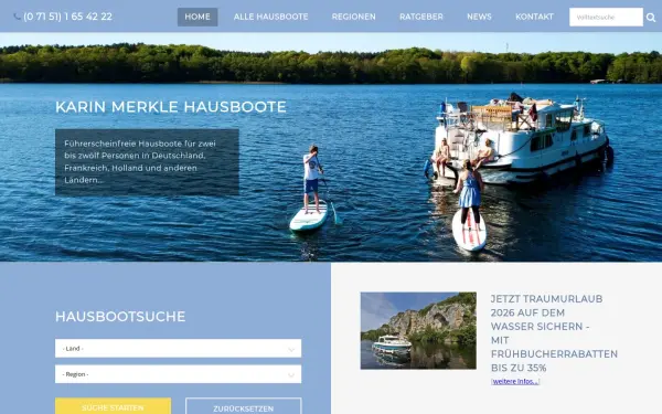 www.karinmerkle-hausboote.de