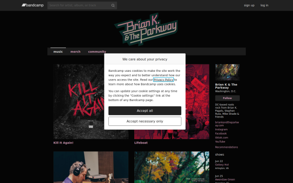 briankandtheparkway.bandcamp.com