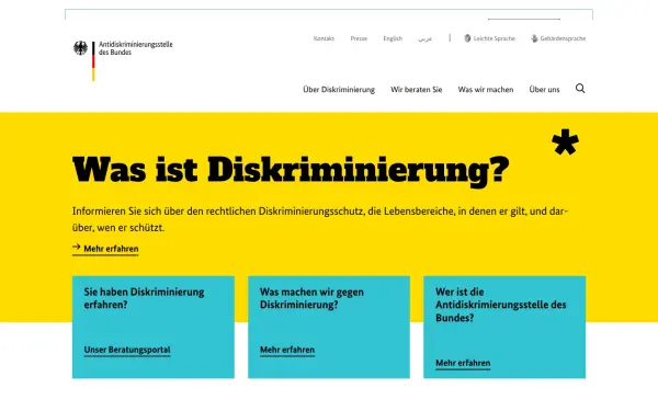 www.antidiskriminierungsstelle.de