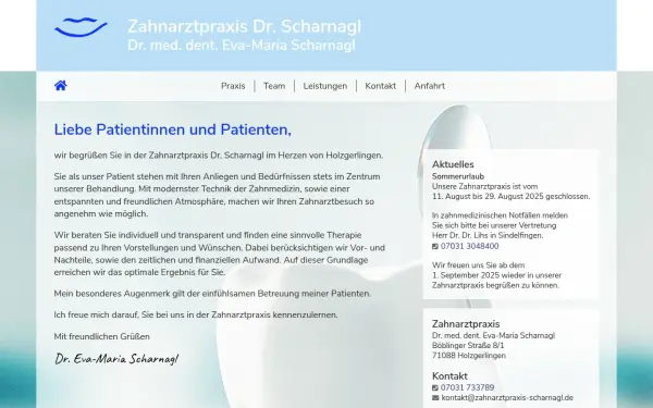 www.zahnarztpraxis-scharnagl.de