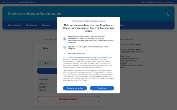 www.mehrwertsteuerrechner.de