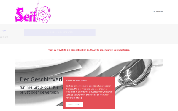 geschirrverleih-seif.de