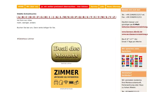 www.lohmar-monteurzimmer.de
