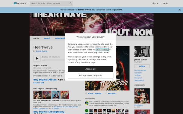 jessieevans.bandcamp.com