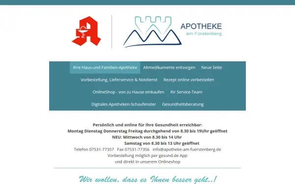 www.apotheke-am-fuerstenberg.de