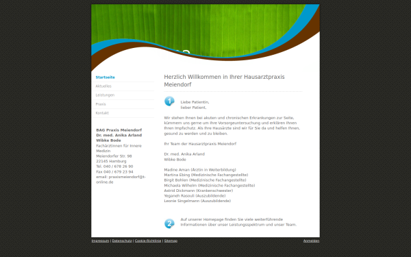 www.praxismeiendorf.de
