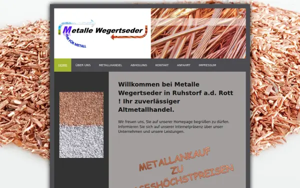 www.metalle-wegertseder.de