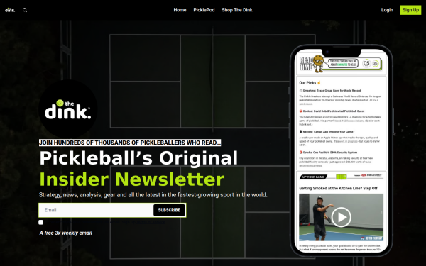 newsletter.thedinkpickleball.com