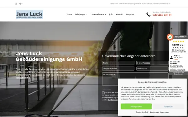 www.luck-gebaeudereinigung.de