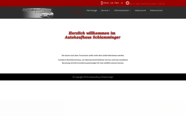 www.autokaufhaus-schlamminger.de