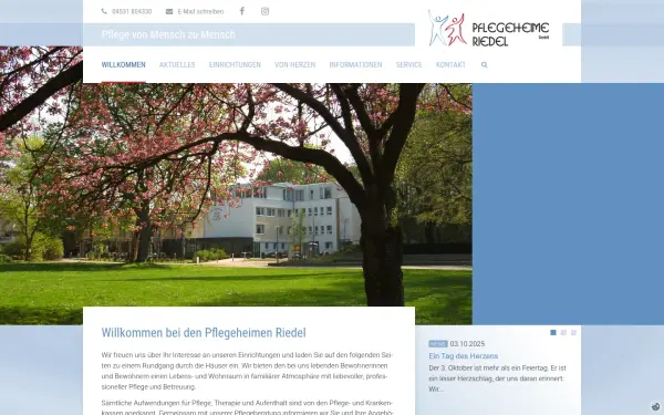 pflegeheime-riedel.de