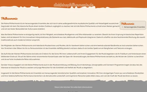 www.diekleinephilharmonie.de