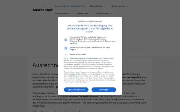 www.ausrechner.de