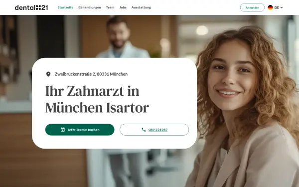 www.dental21-isartor.de
