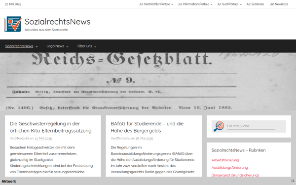 www.sozialrechtsnews.de