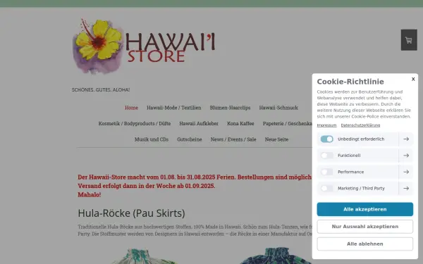 www.hawaii-store.de