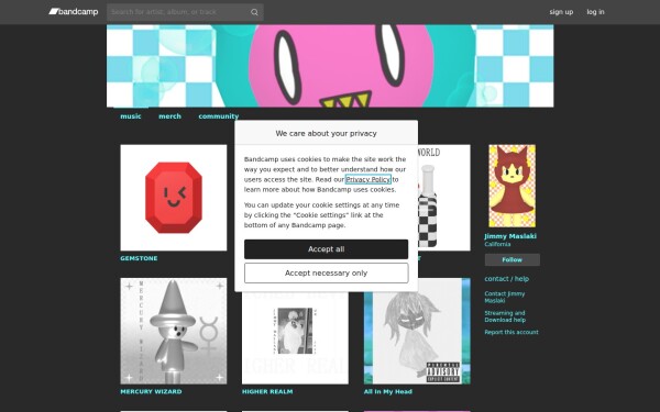 jimmymaslaki.bandcamp.com