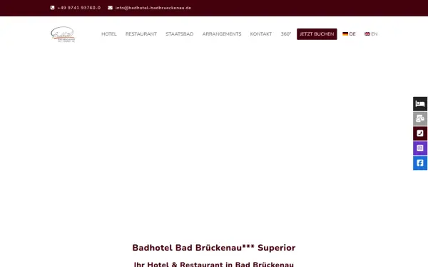 www.badhotel-badbrueckenau.de