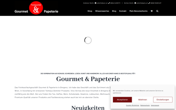 gourmetundpapeterie.at