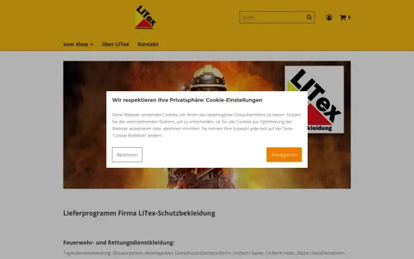 litex-schutzkleidung.de
