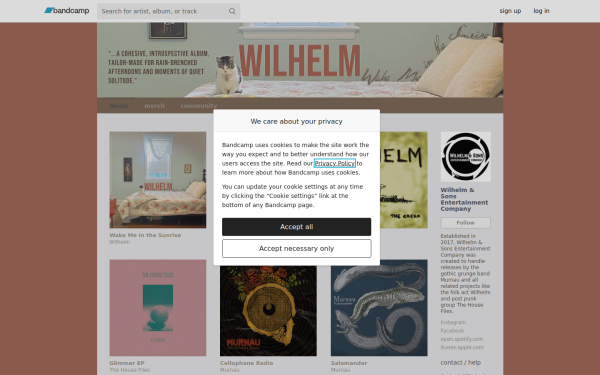 wilhelmsons.bandcamp.com
