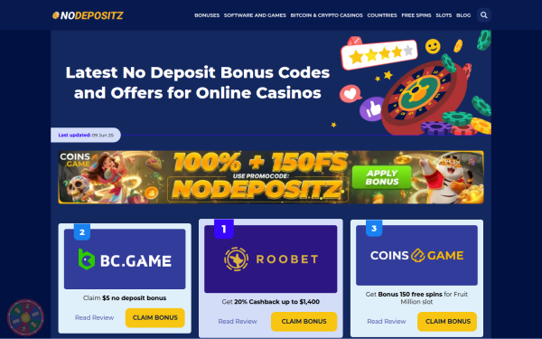 nodepositz.com