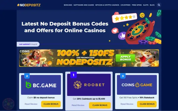 nodepositz.com