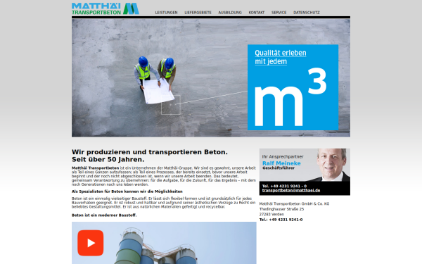 www.matthaei-transportbeton.de