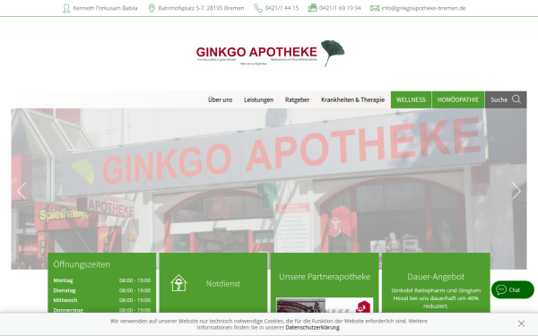 www.ginkgoapotheke-bremen.de