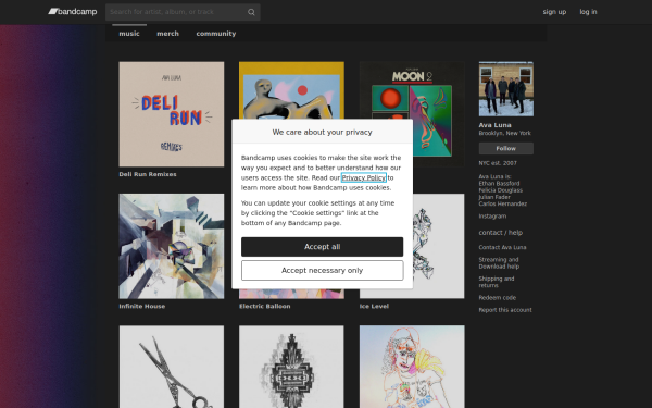 avaluna.bandcamp.com