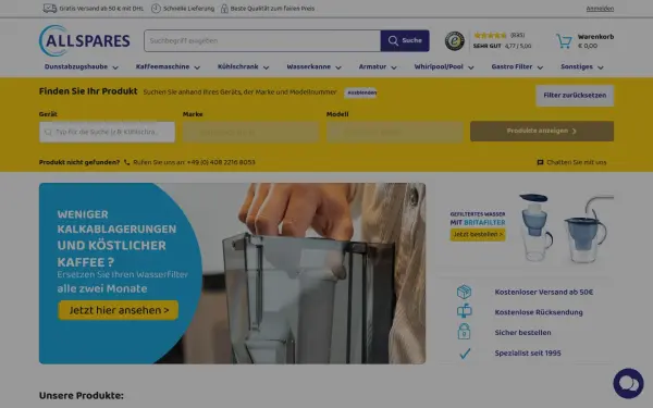 www.allspares.de
