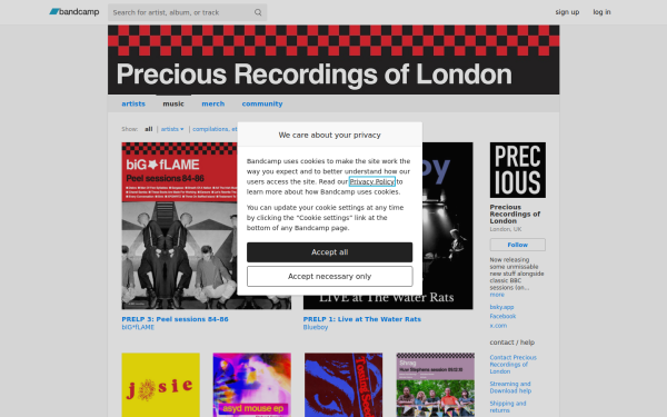 preciousrecordingsoflondon.bandcamp.com