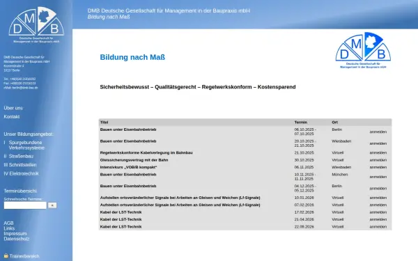 www.dmb-bau.de