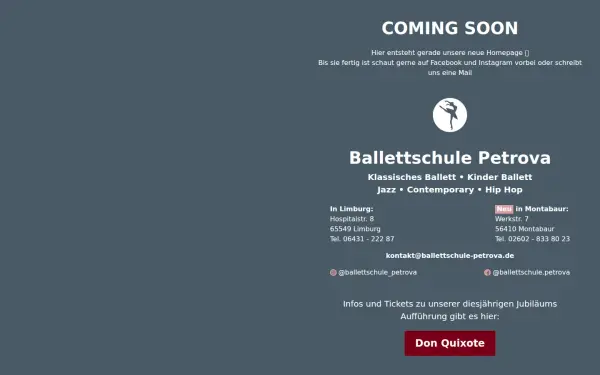 ballettschule-petrova.de
