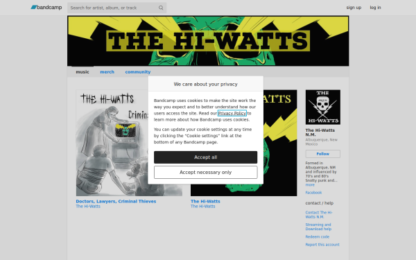 thehi-wattsnm.bandcamp.com