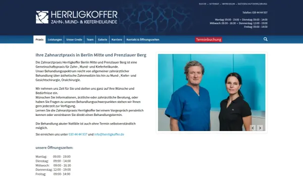 www.zahnarztpraxis-herrligkoffer.de