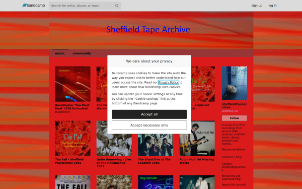 sheffieldtapearchive.bandcamp.com