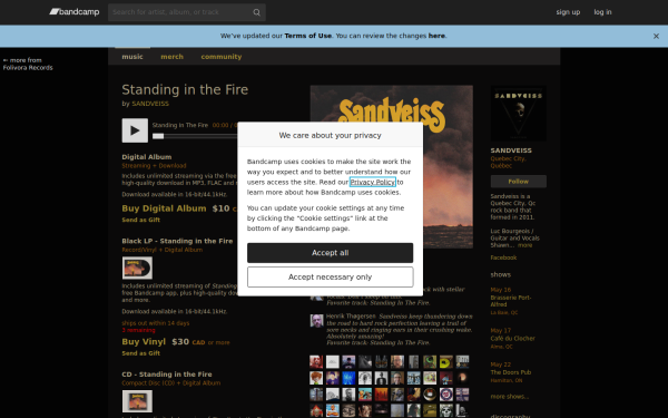 sandveiss.bandcamp.com