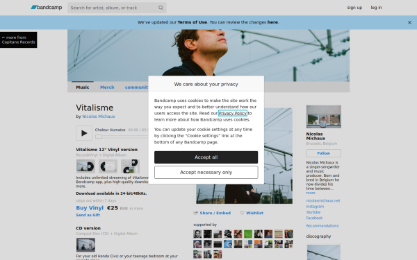 nicolasmichaux.bandcamp.com