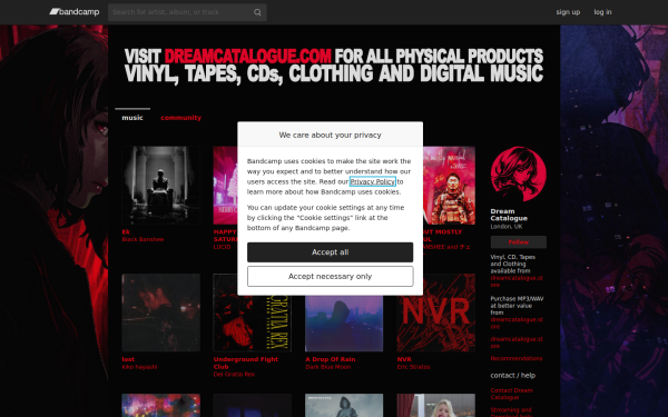 dreamcatalogue.bandcamp.com